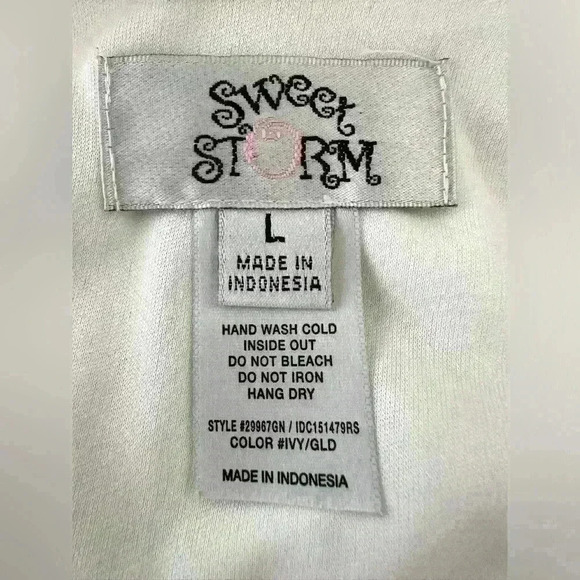 Sweet Storm Sparkly Glittery Side Ruched Bodycon Mini Dress Size Large - Picture 7 of 8